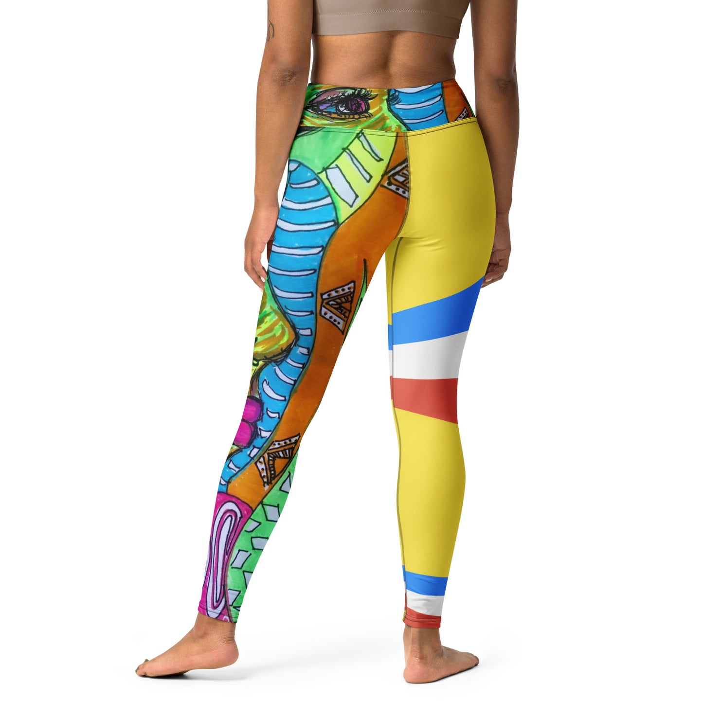 Platinum Collection 1980 Yoga Yellow Leggings