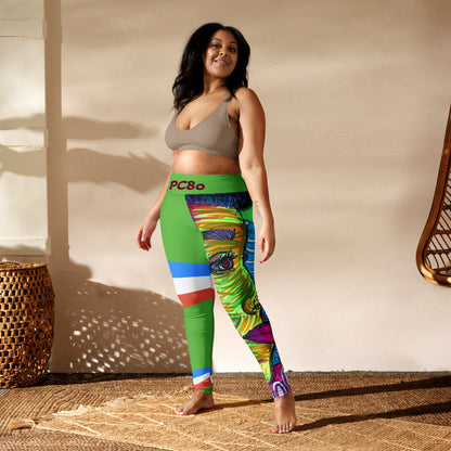 Platinum Collection 1980/Green Yoga Leggings