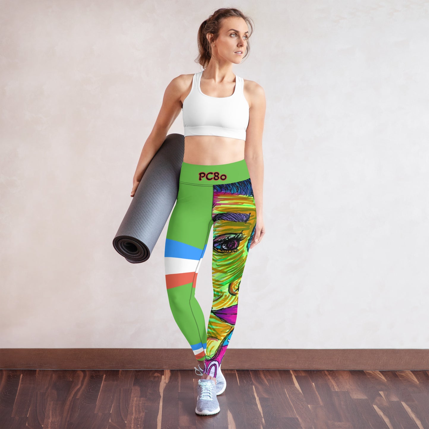 Platinum Collection 1980/Green Yoga Leggings