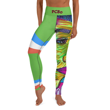 Platinum Collection 1980/Green Yoga Leggings