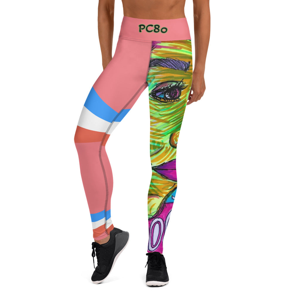 Platinum Collection 1980/Pink Yoga Leggings