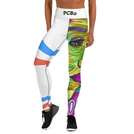 Platinum Collection 1980/White Yoga Leggings