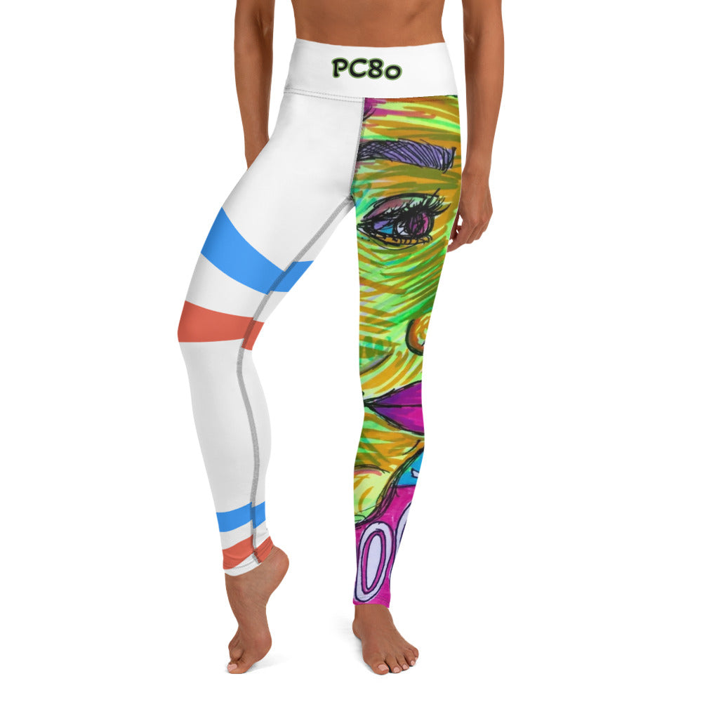 Platinum Collection 1980/White Yoga Leggings