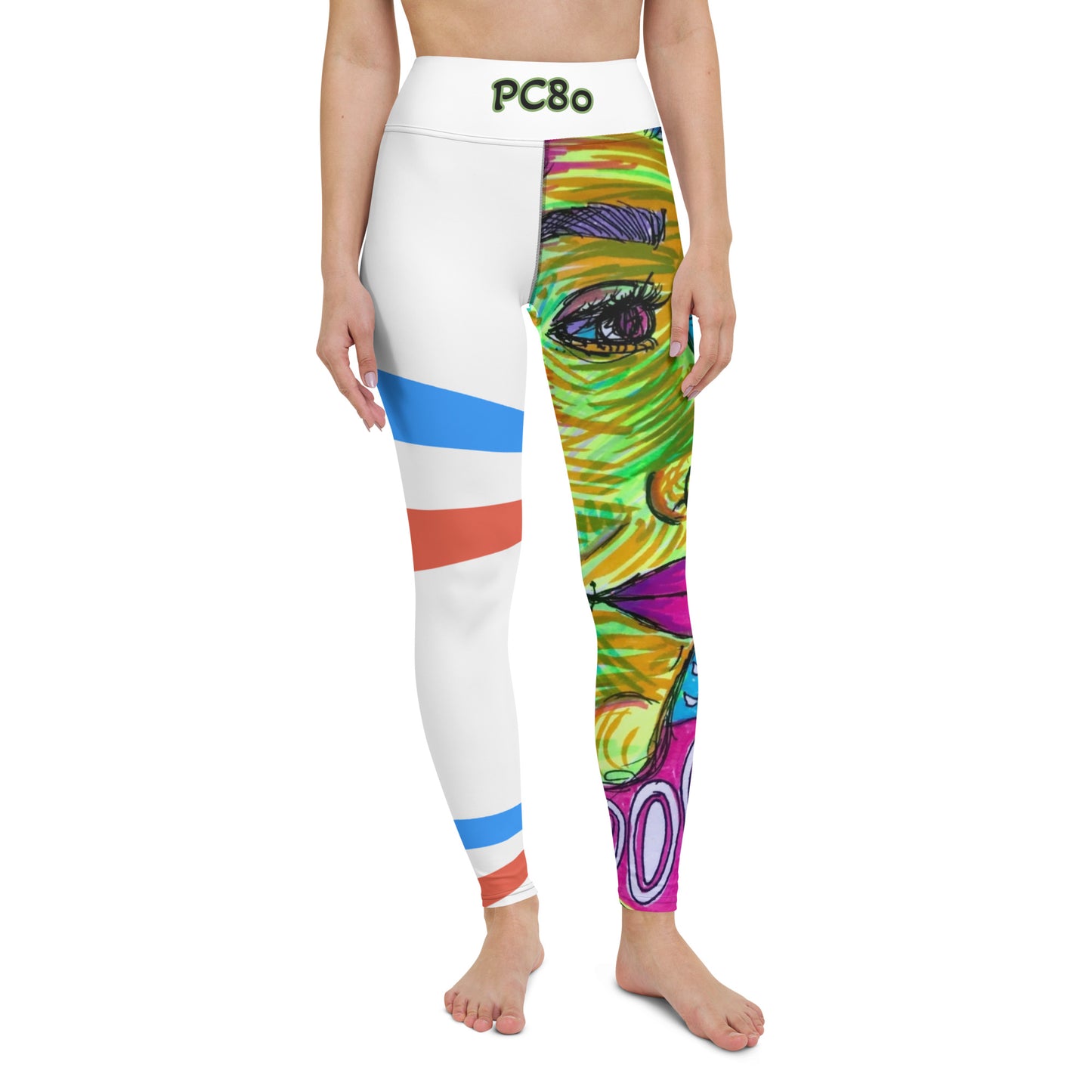 Platinum Collection 1980/White Yoga Leggings