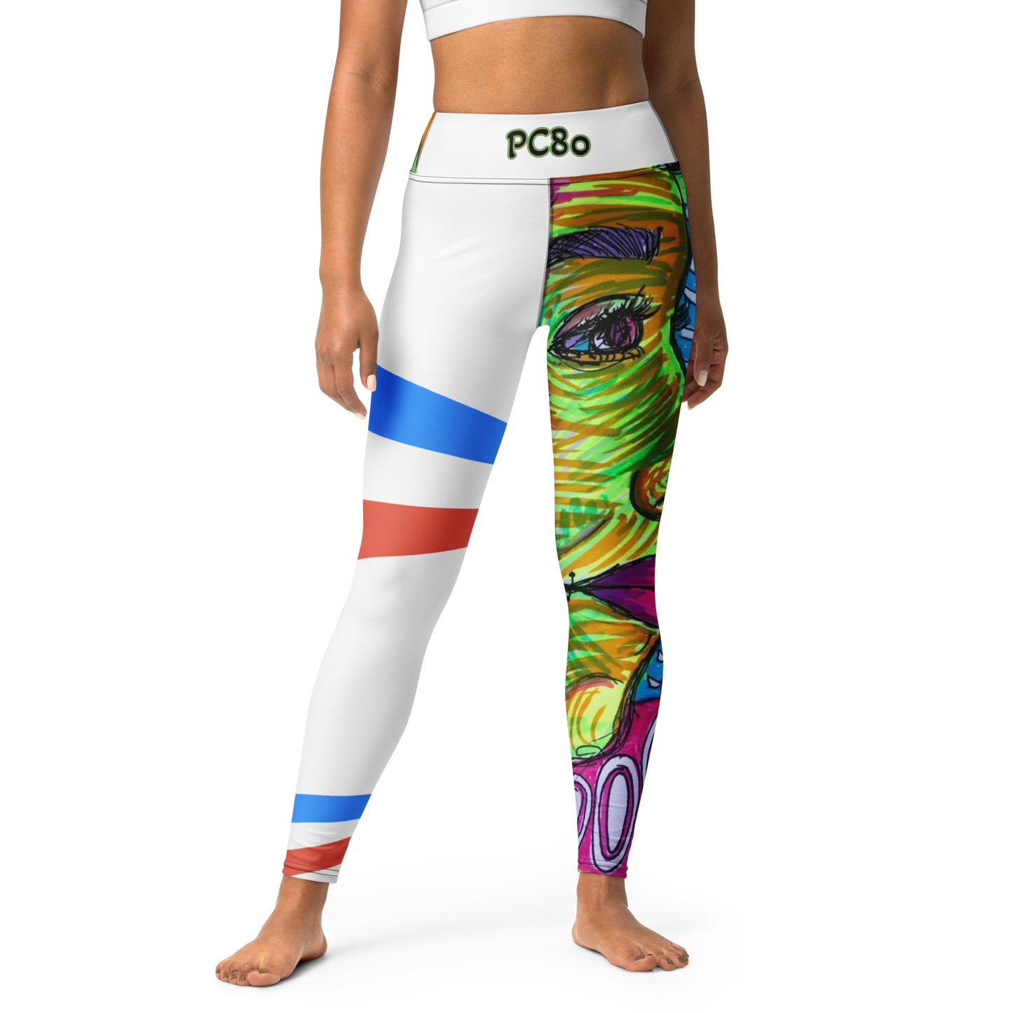 Platinum Collection 1980/White Yoga Leggings