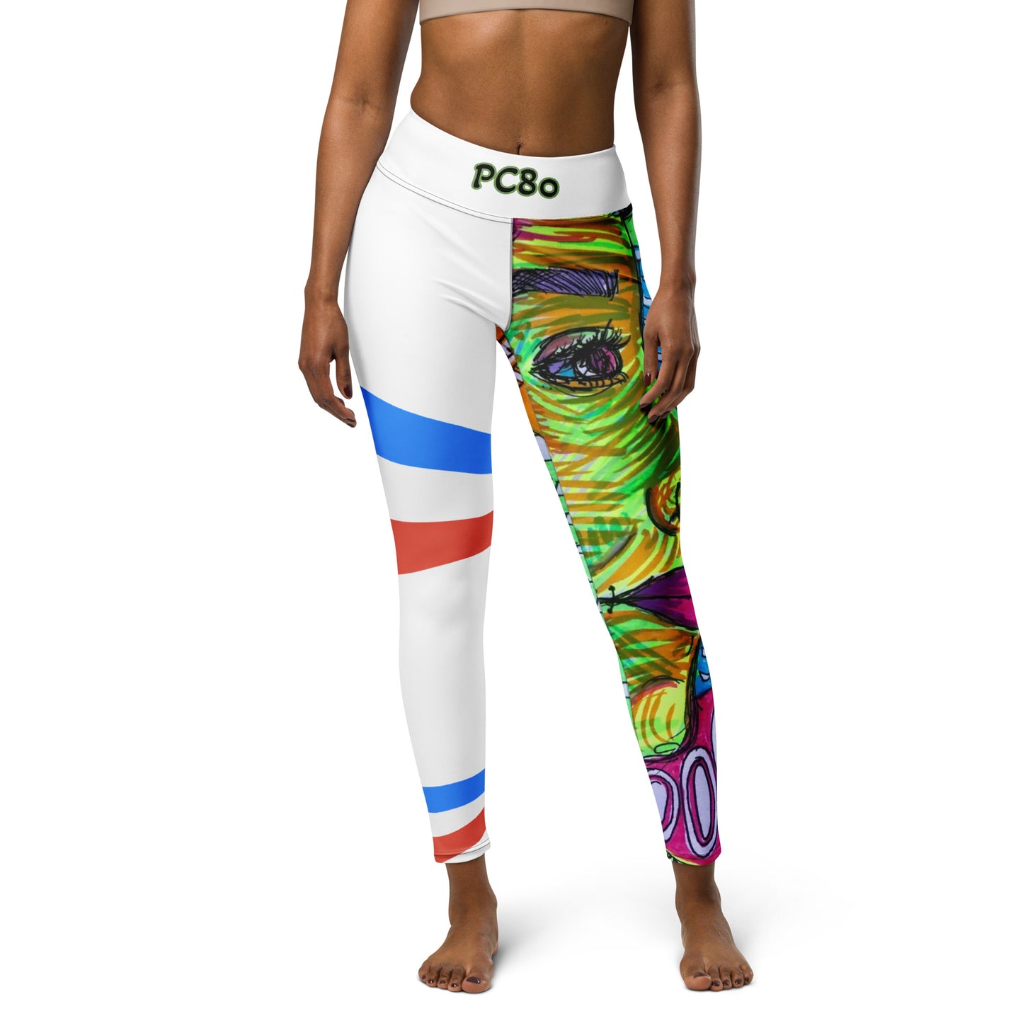 Platinum Collection 1980/White Yoga Leggings