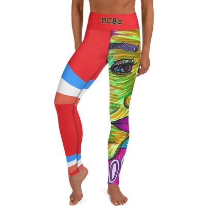 Platinum Collection 1980/Red Yoga Leggings