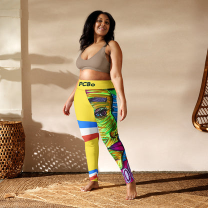 Platinum Collection 1980 Yoga Yellow Leggings