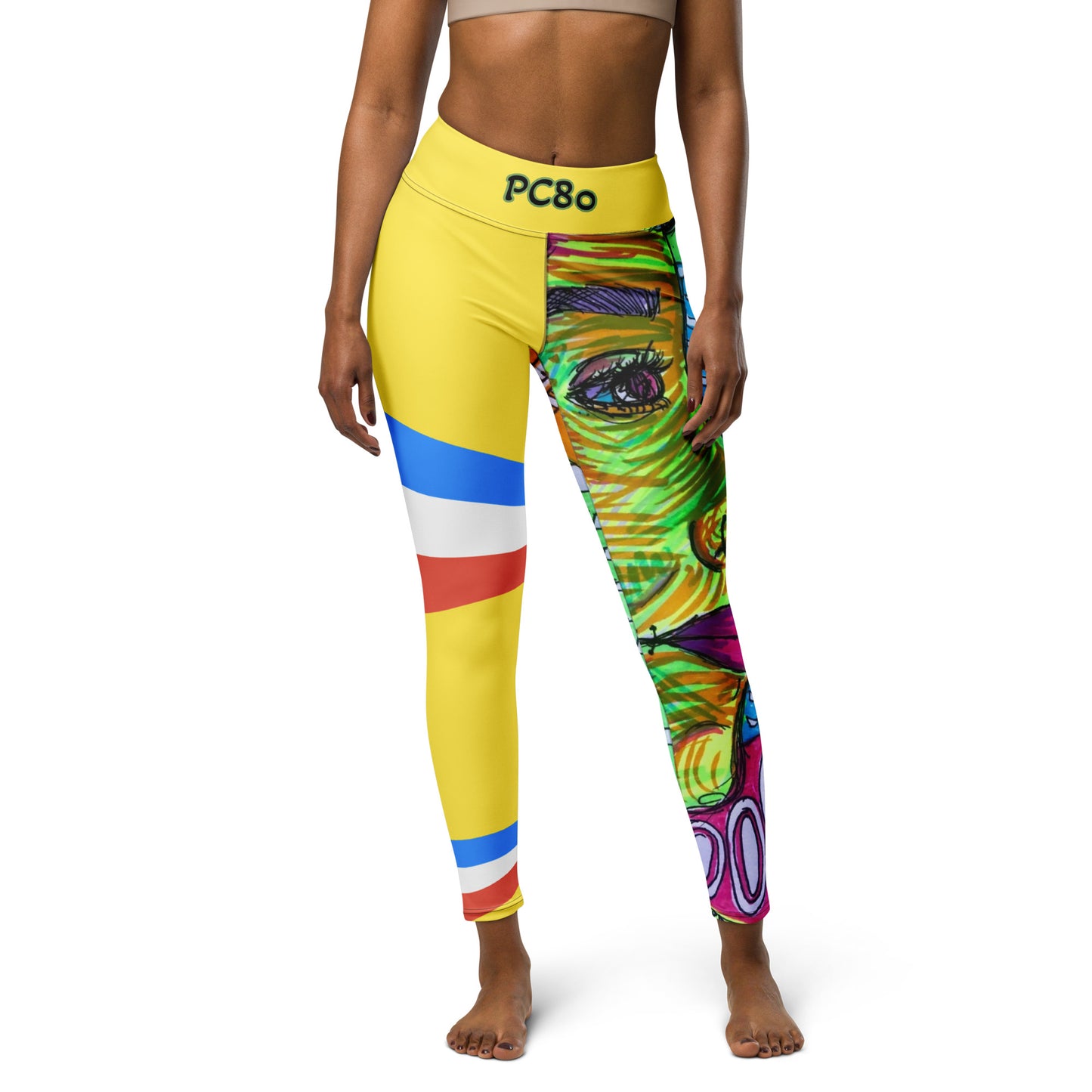 Platinum Collection 1980 Yoga Yellow Leggings