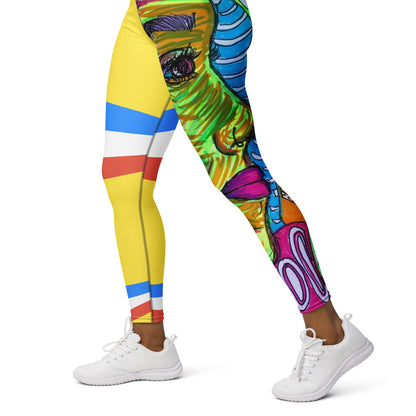 Platinum Collection 1980 Yoga Yellow Leggings