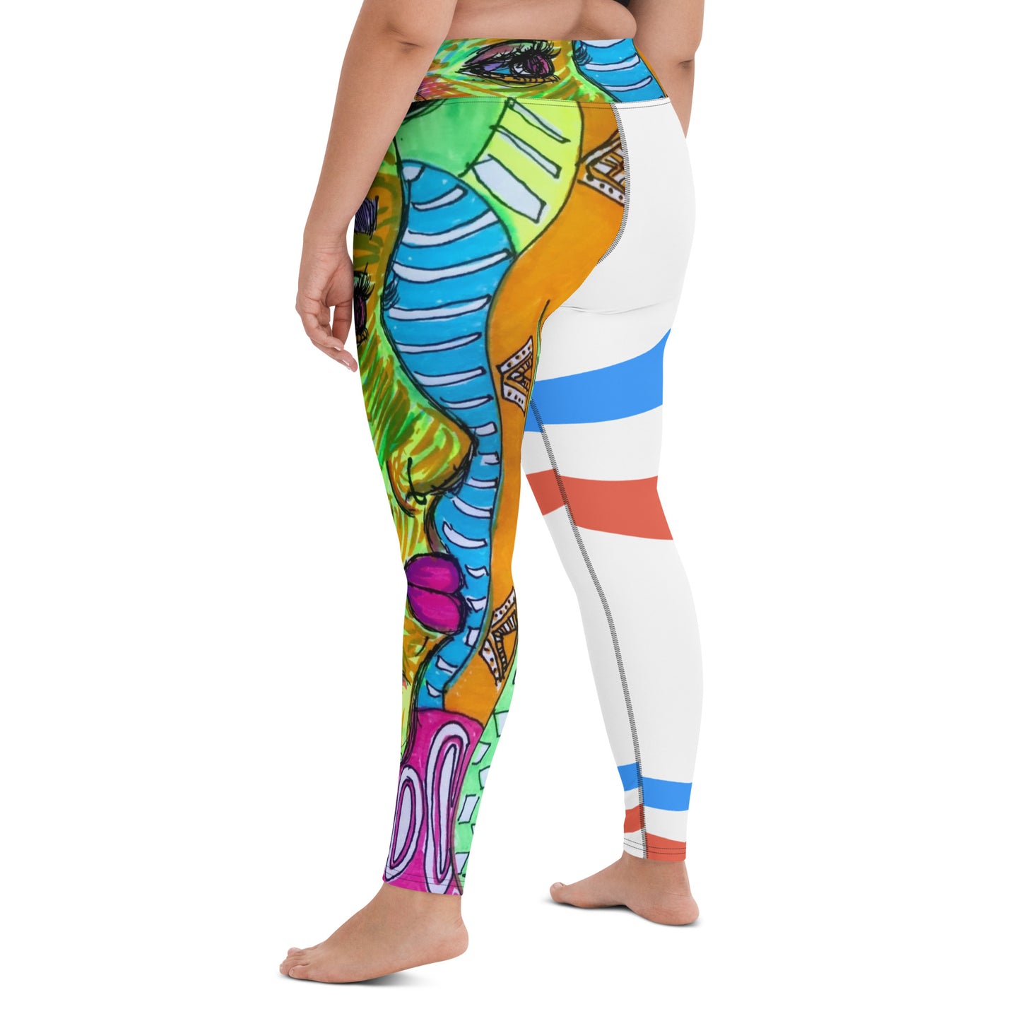 Platinum Collection 1980/White Yoga Leggings