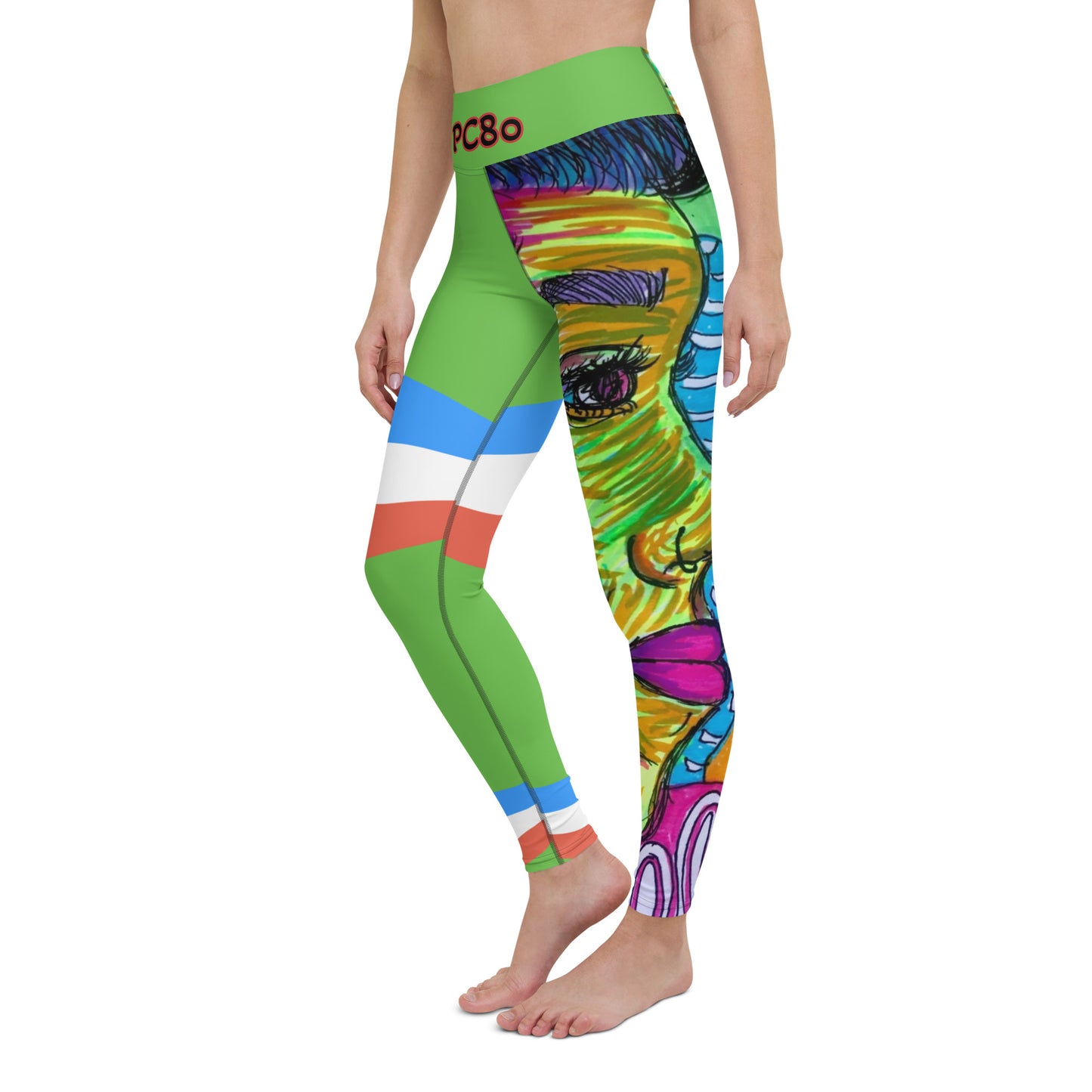 Platinum Collection 1980/Green Yoga Leggings