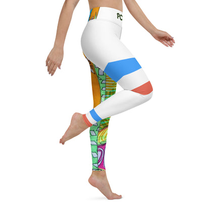 Platinum Collection 1980/White Yoga Leggings