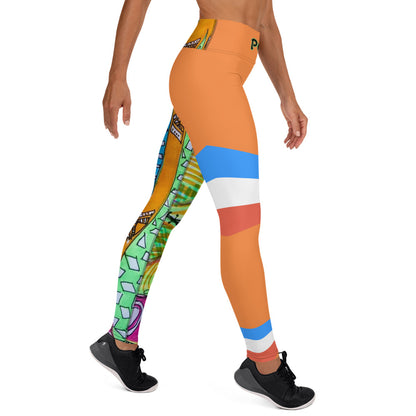 Platinum Collection 1980/Orange Yoga Leggings