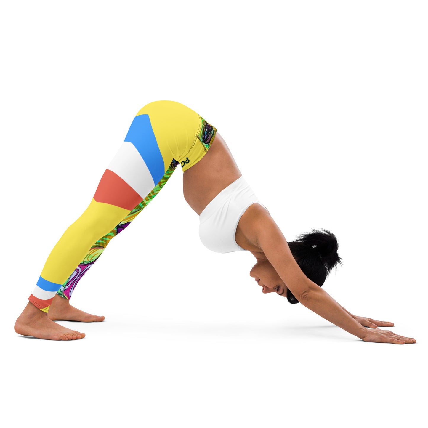 Platinum Collection 1980 Yoga Yellow Leggings