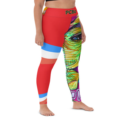 Platinum Collection 1980/Red Yoga Leggings