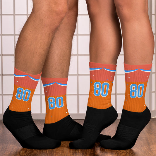 ET80 Orange/Orange Top Socks