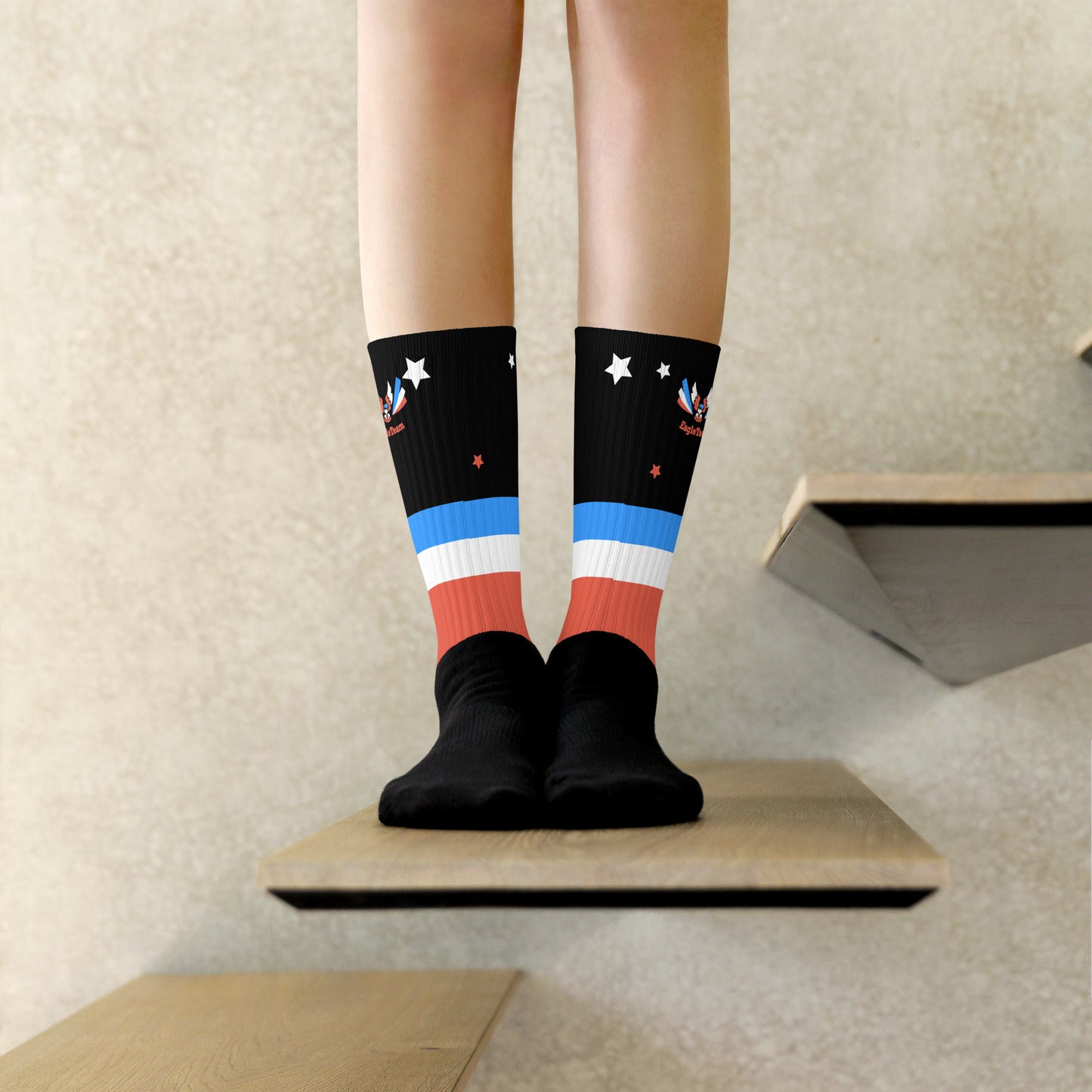 ET80 Black/Blue Stripe Socks