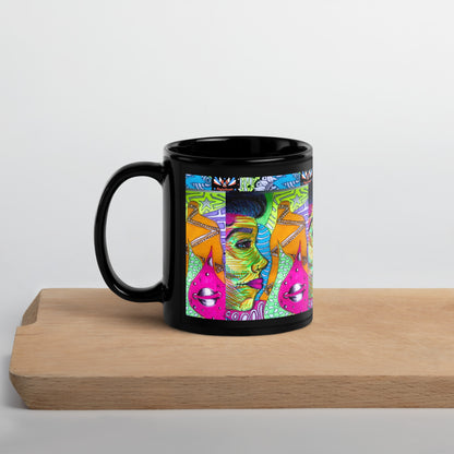 Platinum Collection Black Glossy Mug