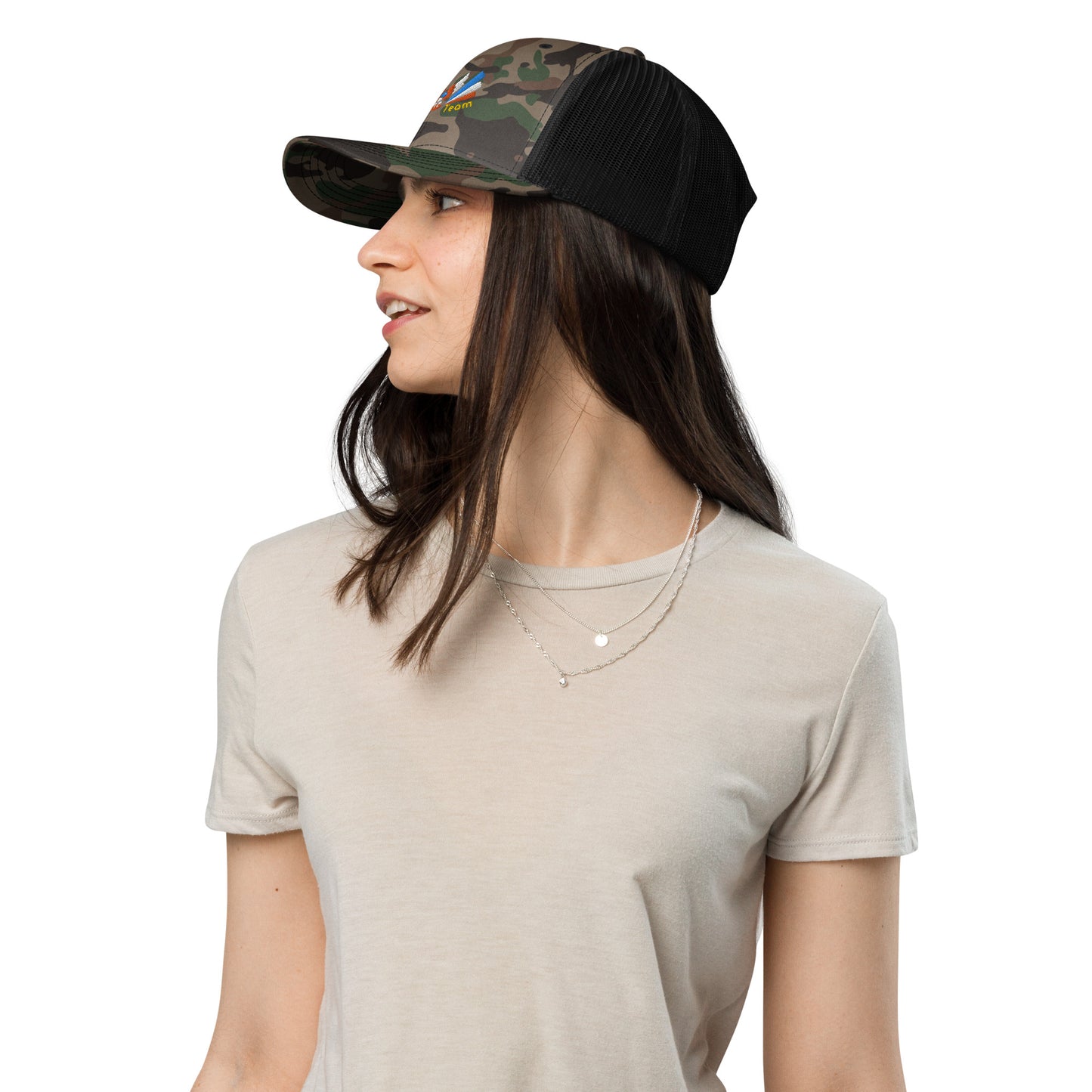 ET80 Camouflage trucker hat