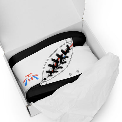 ET80 White high top canvas shoes