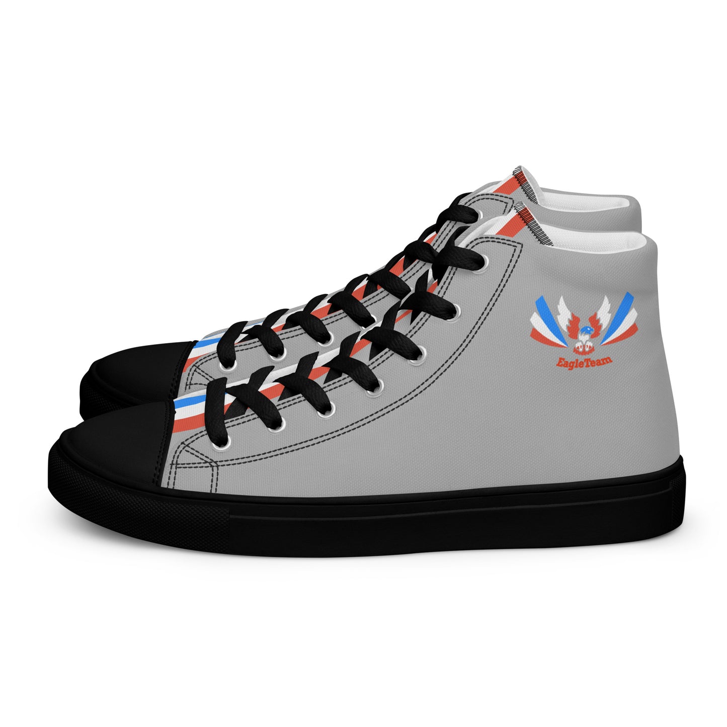 ET80 Grey high top canvas shoes