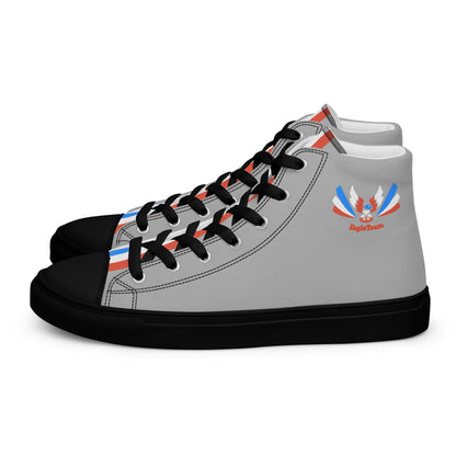 ET80 Grey high top canvas shoes