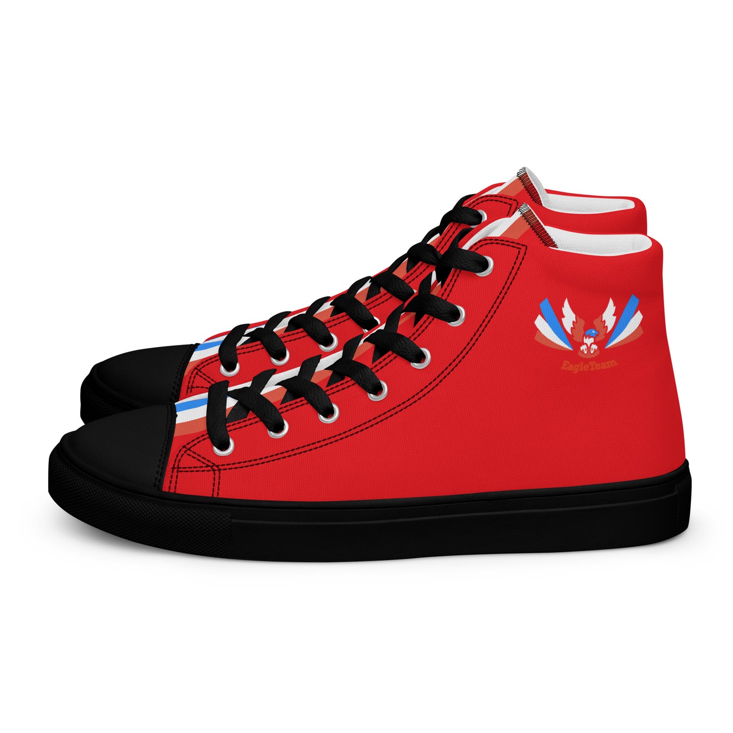 ET80 Red high top canvas shoes