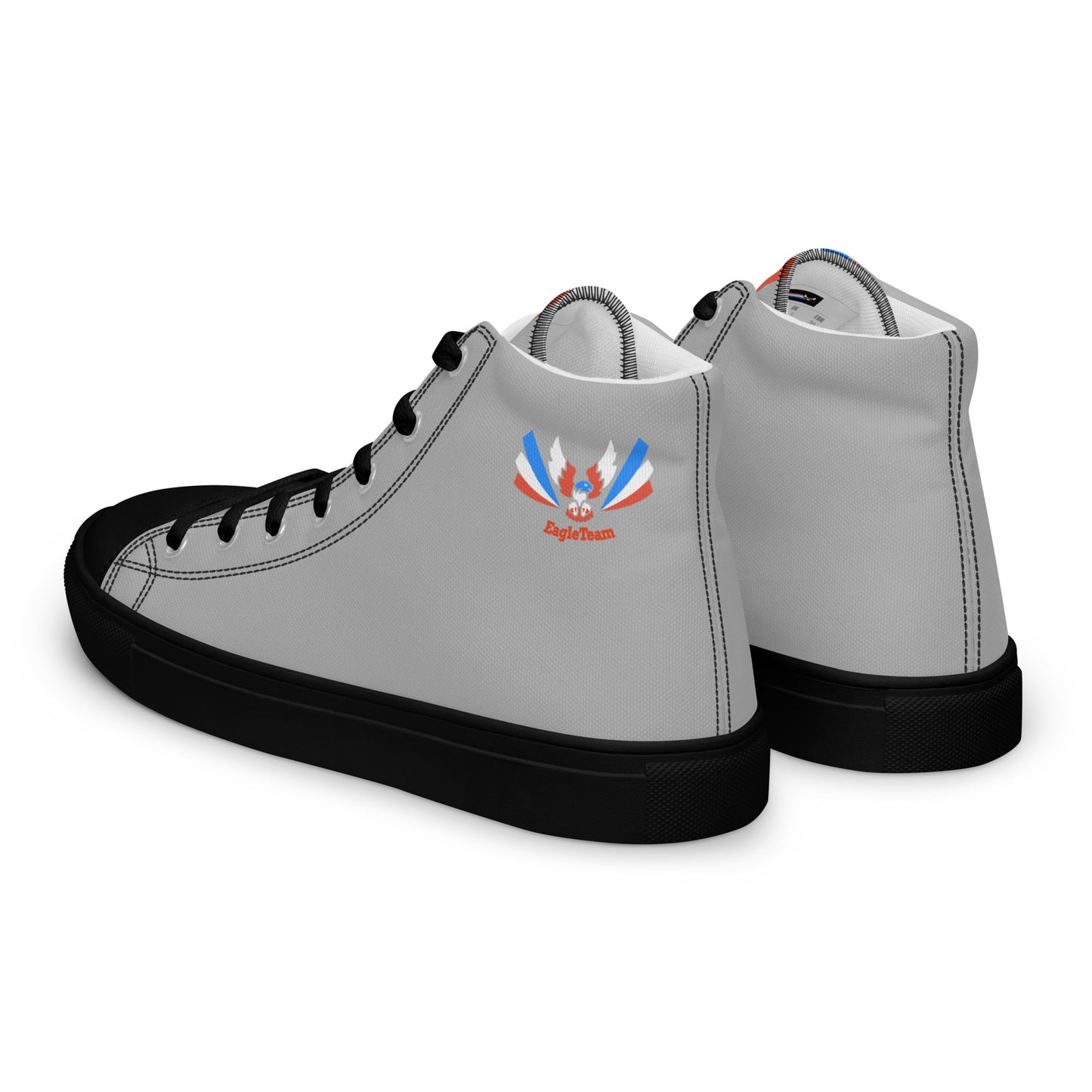 ET80 Grey high top canvas shoes