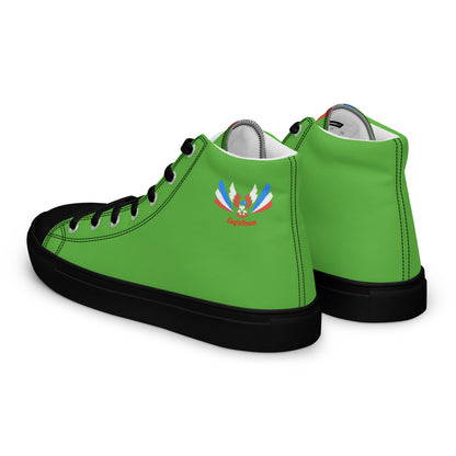 ET80 Green high top canvas shoes