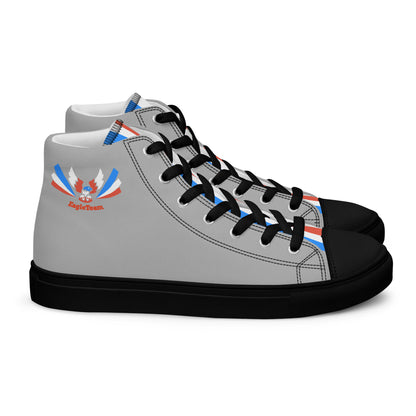 ET80 Grey high top canvas shoes