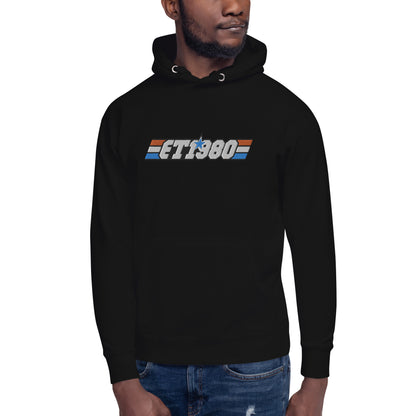 ET80 Black Unisex Hoodie